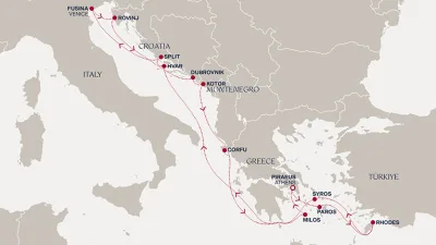 Routenverlauf Eine „Extended Journey“ voller mediterraner Wunder und zeitloser Küstenmagie