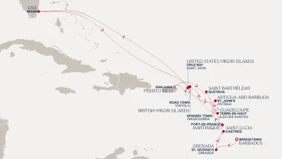 Routenverlauf Eine „Extended Journey“ zu schönen Landschaften und historischen Schätzen