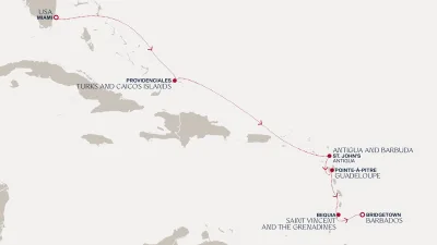 Routenverlauf Eine Reise zu malerischen Sandstränden, azurblauem Wasser und sonnenverwöhnten Küsten