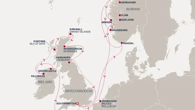 Routenverlauf Eine „Extended Journey“ entlang der keltischen Küsten, zu den Legenden der Highlands und den Spuren der Wikinger