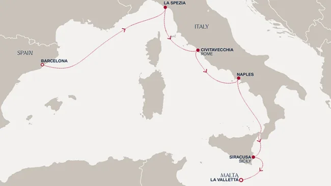 Routenverlauf Eine vielschichtige Reise zu Licht und gelebter Geschichte