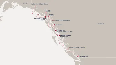 Routenverlauf Eine Reise voller spektakulärer Landschaften und adrenalingeladener Abenteuer