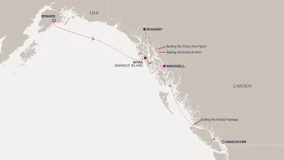 Routenverlauf Eine Reise zu eisigen Wundern und kulturellen Entdeckungen