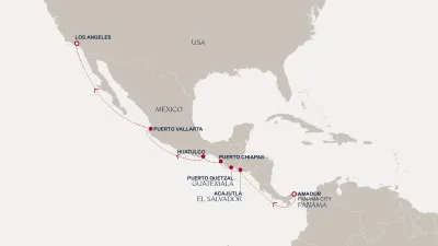 Routenverlauf Eine Reise zu Maya-Ruinen und mexikanischen Schätzen