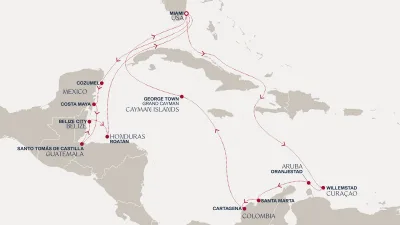 Routenverlauf Eine „Extended Journey“ zu historischen Stätten und sanften Meeresbrisen