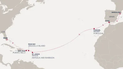 Routenverlauf Eine „Grand Journey“ voller kultureller Entdeckungen und paradiesischer Strände