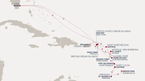 Routengrafik Eine „Extended Journey“ zu schönen Landschaften und historischen Schätzen