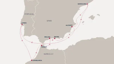 Routenverlauf Eine Reise voller zauberhafter Landschaften und mediterraner Köstlichkeiten
