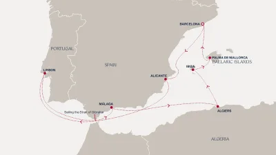Routenverlauf Eine Reise zu mediterranem Flair und kulturellen Schätzen