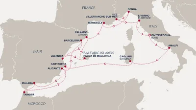 Routenverlauf Eine „Extended Journey“ zu sich wandelnden Kulturen und der Kontinuität der Küstenlandschaft